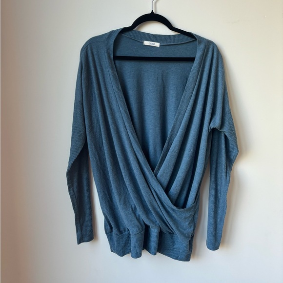 Cherish the Label Open Front Cross Sweater Pullover Long sleeve Fall Top Size L - Picture 1 of 5